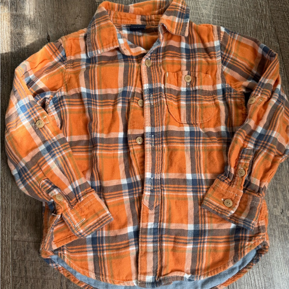 Baby Gap 5t plaid button down